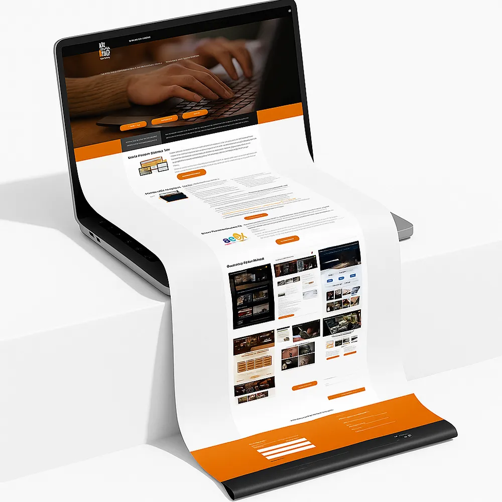 Jednostránkový firemní web – hotové řešení na klíč